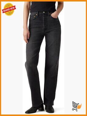 Women's High Rise Straight Leg Jeans Full Length